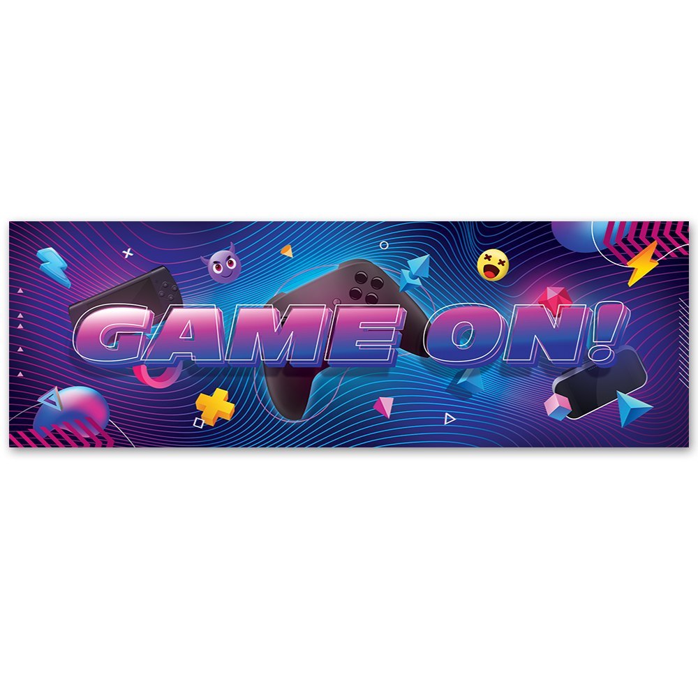 Emaga Obraz na płótnie, dla gracza abstrakcja - 150x50